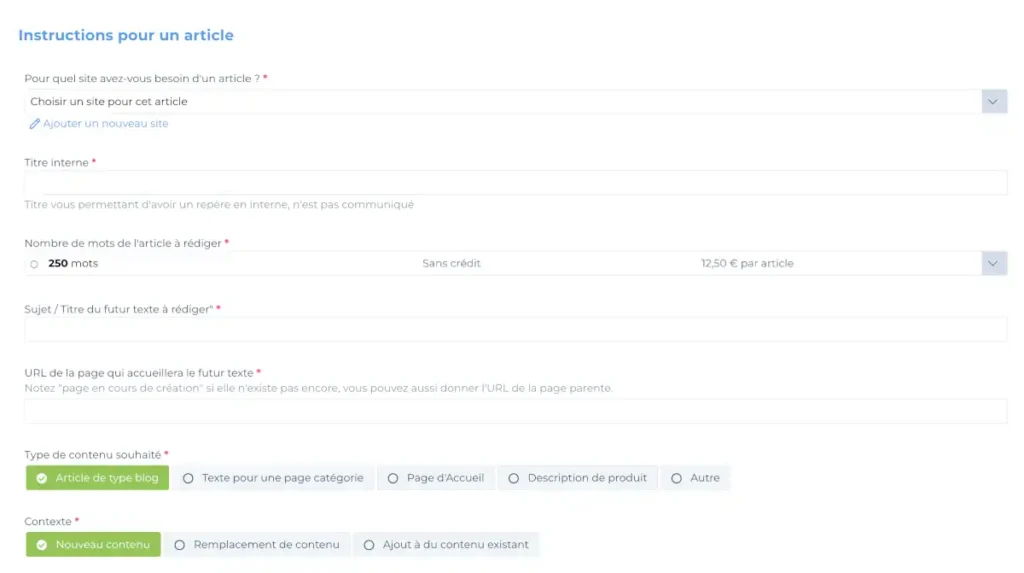 Accompagnement sur mesure et rédaction intégrée semjuice