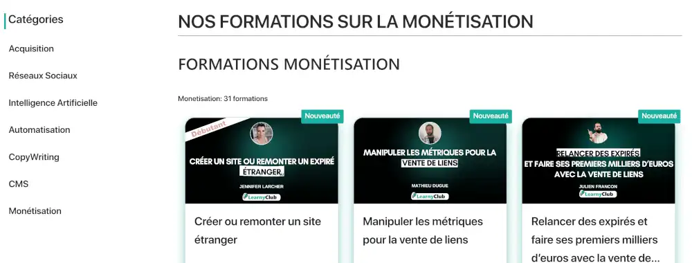 SEO et monétisation : le cœur historique de la plateforme