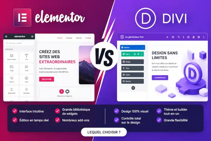 Elementor ou Divi
