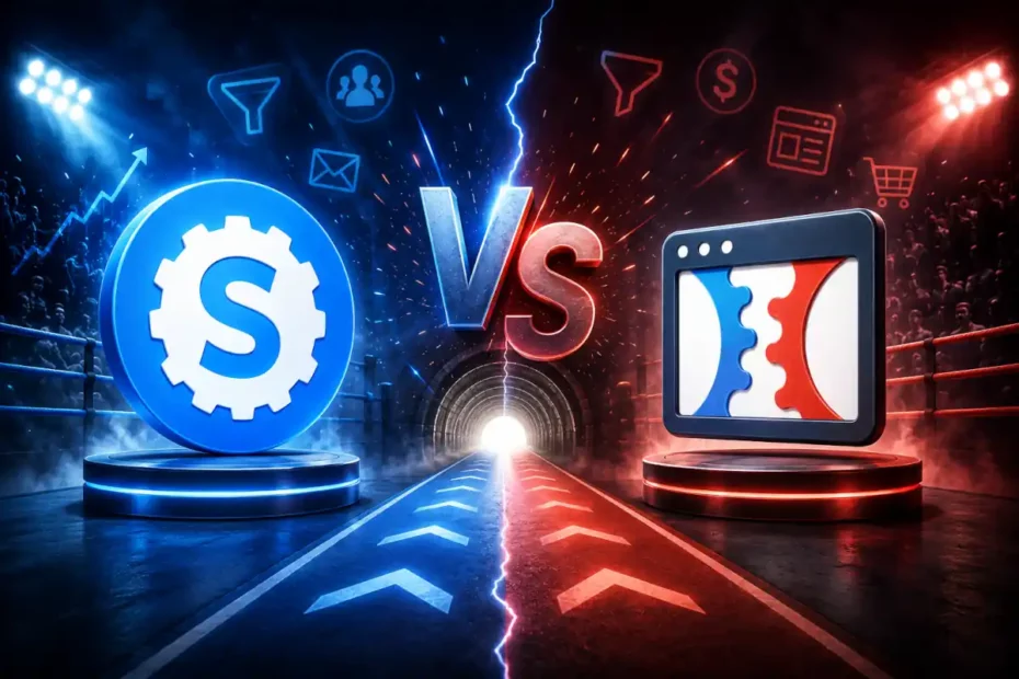 Systeme.io vs ClickFunnels : le match définitif pour vos tunnels