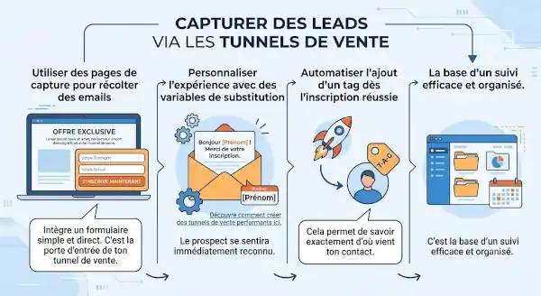 Capturer des leads via les tunnels de vente