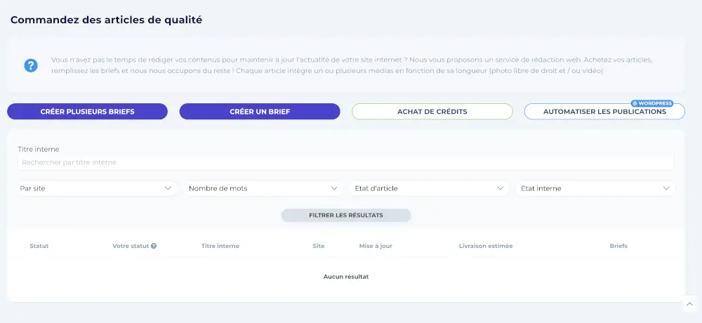 commande artcile sur semjuice