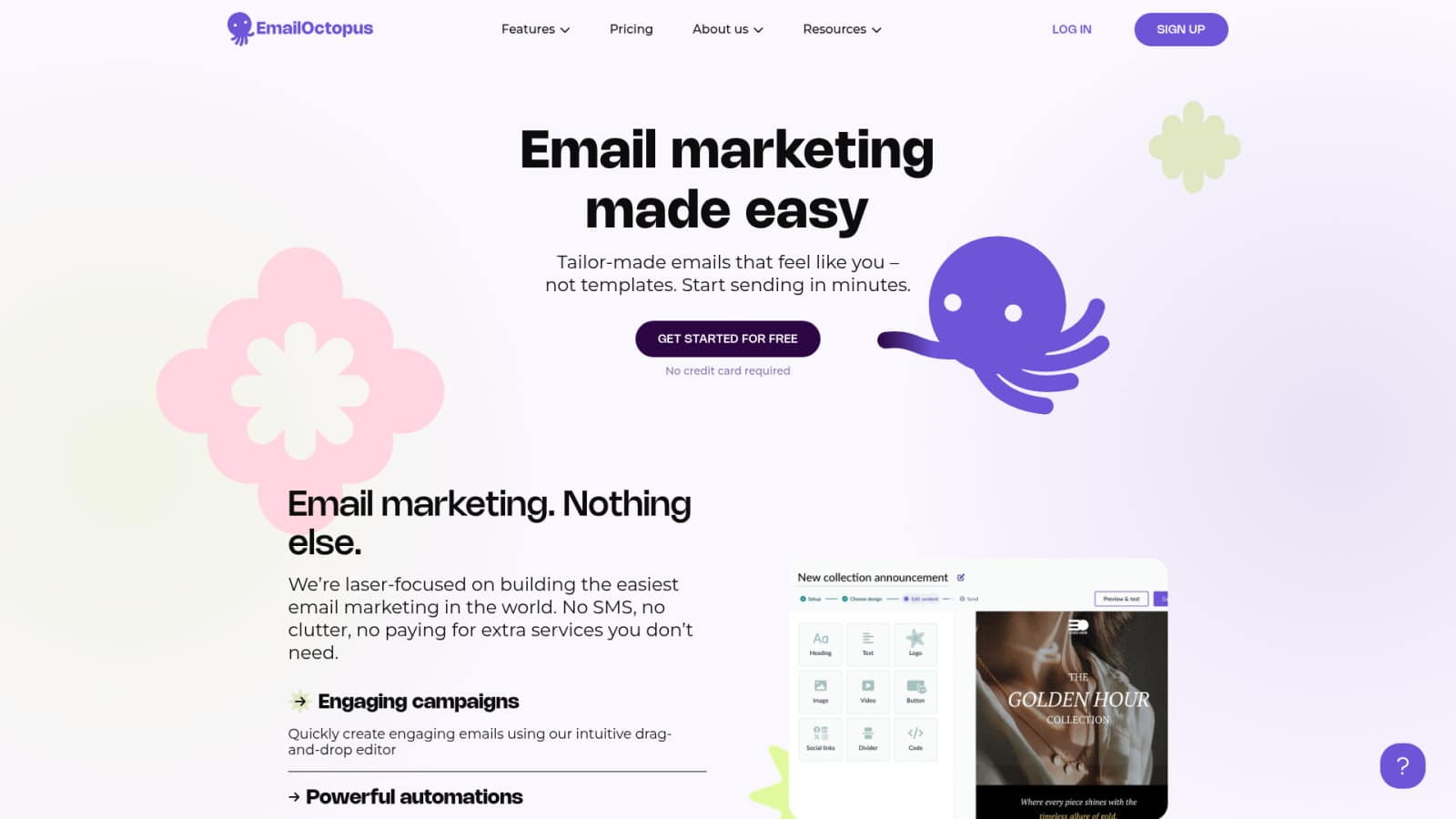 EmailOctopus : l'efficacité sans le superflu