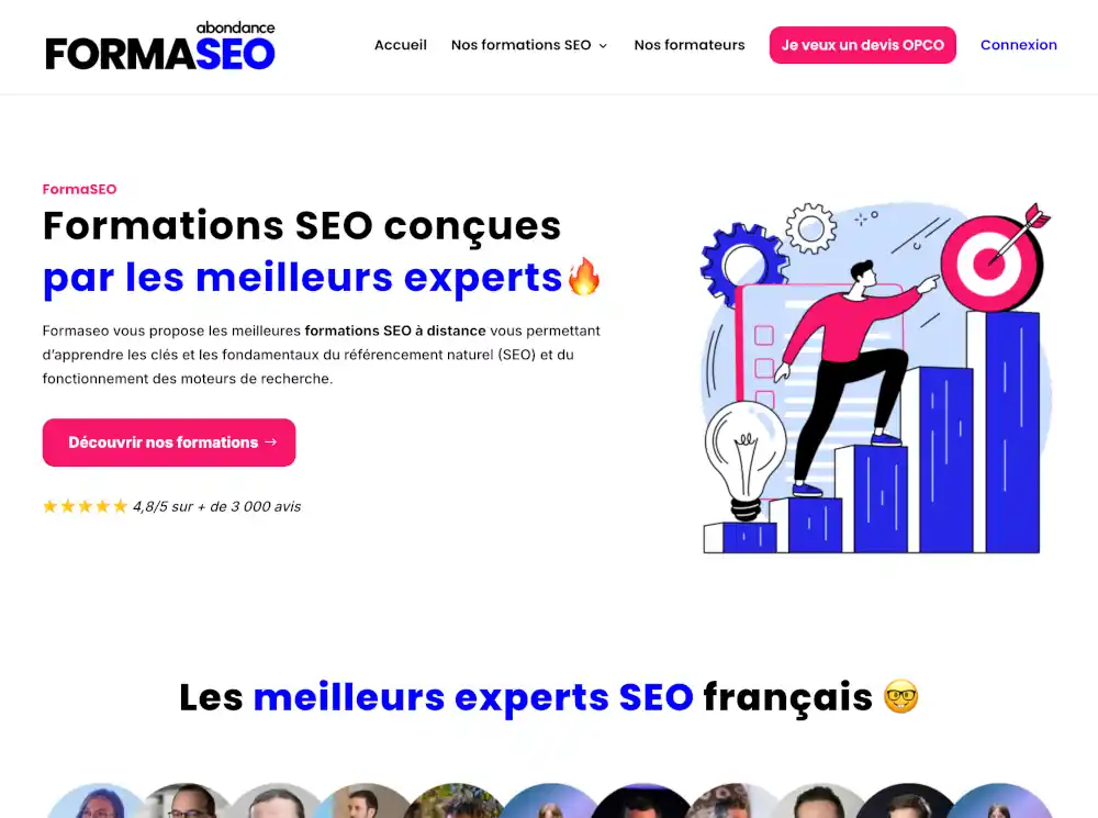 FormaSEO : la flexibilité d'un catalogue modulaire