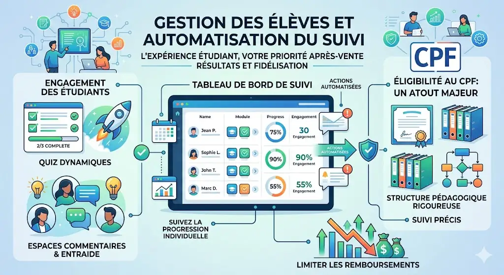 Gestion des élèves et automatisation du suivi