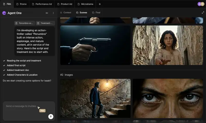 Génération de vidéos complètes par simple invite textuelle avec invideo