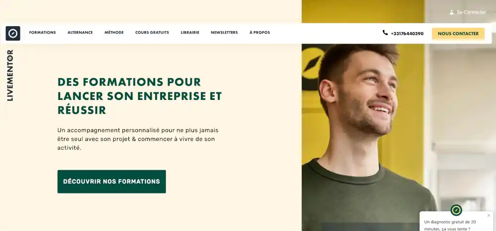 Livementor : un accompagnement sur-mesure de 3 mois