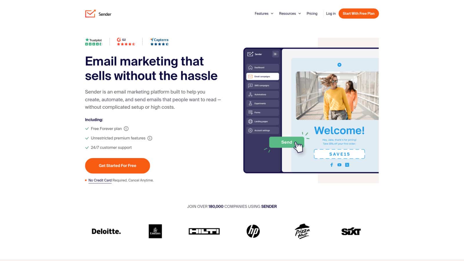 2500 abonnés offerts avec la solution Sender