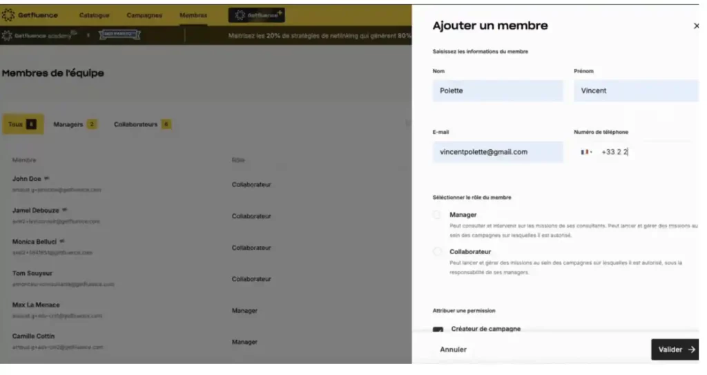 Gestion multi-utilisateurs : collaboration, rôles et contrôle des accès simplifiés