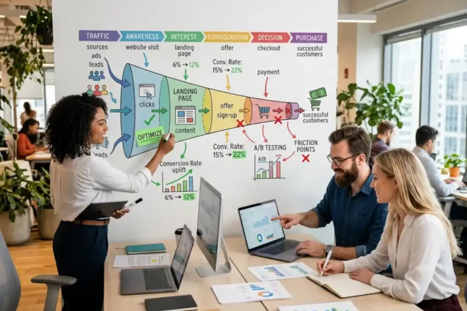 Optimiser le taux de conversion de votre tunnel de vente