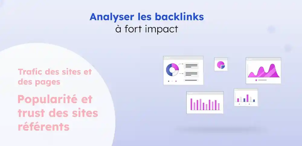 L'interface affiche en clair les métriques de référence. Vous consultez le Trust Flow de Majestic et le Domain Authority de Moz. Il est utile d'analyser le trafic organique via Semrush ou Ahrefs.