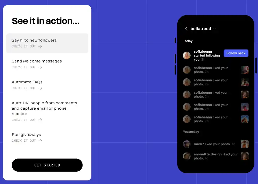 Le Flow Builder visuel en drag-and-drop