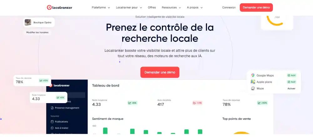 Localranker pour piloter vos fiches Google Business Profile