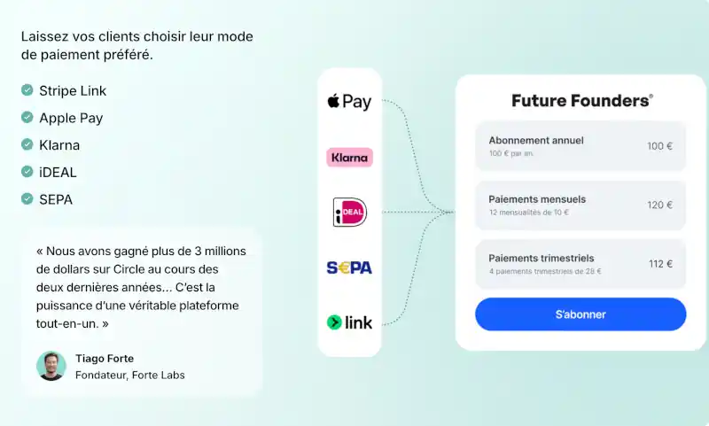 Monétiser ton expertise avec des paiements intégrés et flexibles