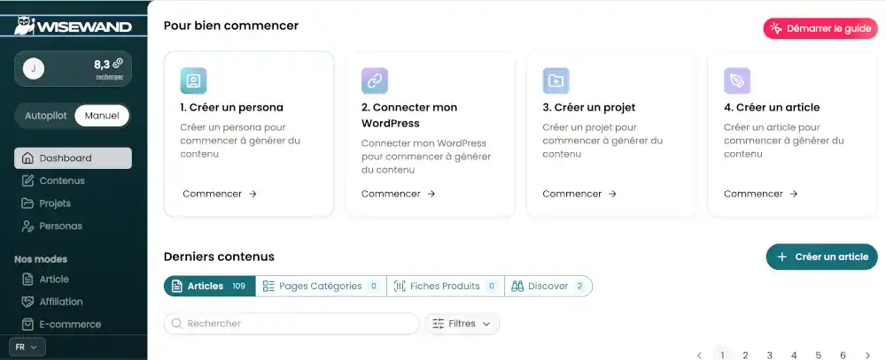 Wisewand pour la génération de contenu géo-ciblé massif
