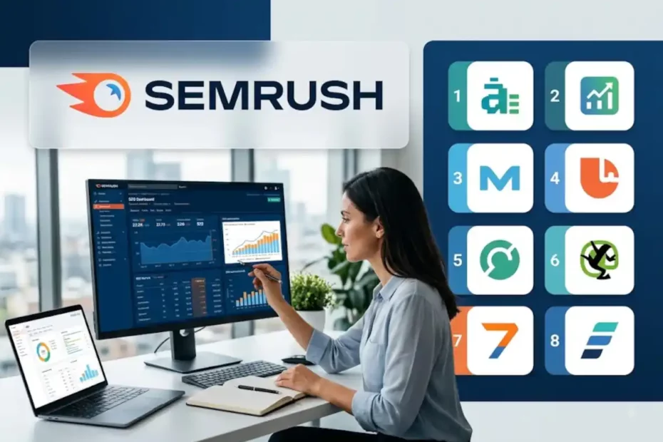 Semrush gratuit : comment l'utiliser + 8 alternatives en 2026