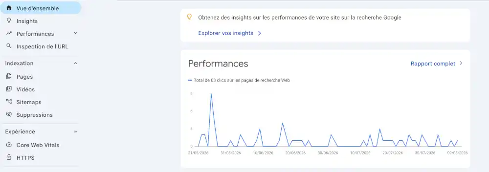 1. Google Search Console - l'indispensable absolu