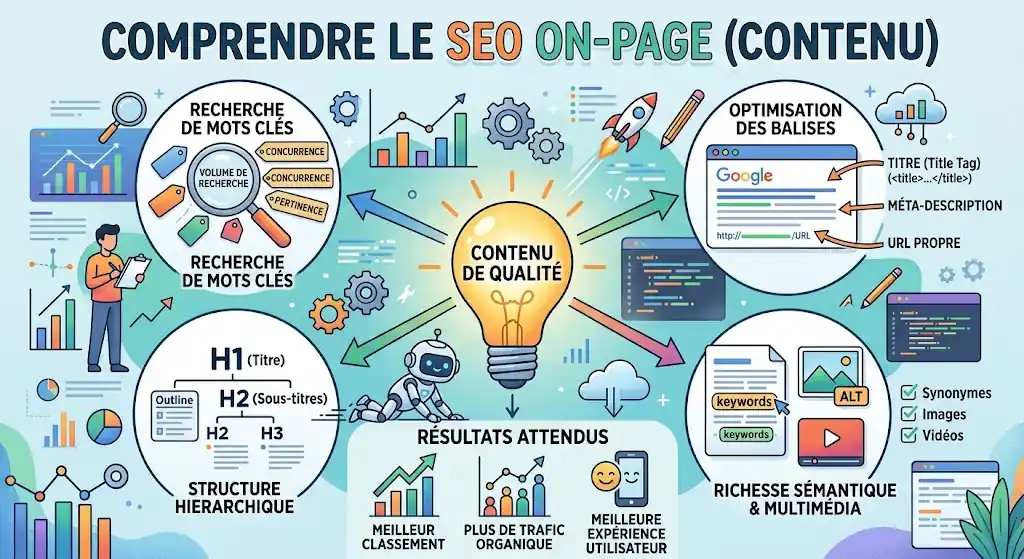 Le SEO on-page (contenu)