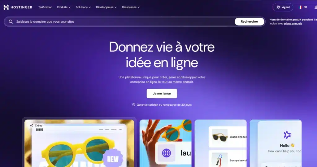 2. Hostinger - Le meilleur rapport qualité/prix