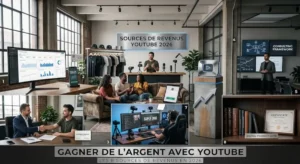 Gagner de l'argent avec YouTube : les 8 sources de revenus en 2026